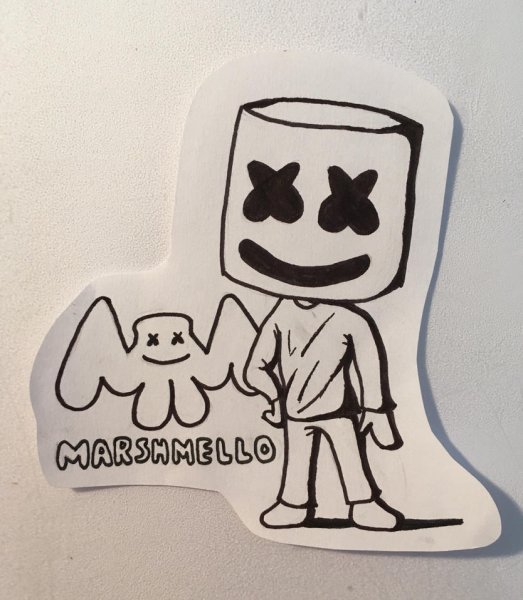 Наклейки маршмеллоу