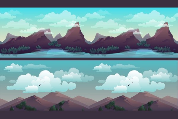 Спрайты 2d горы