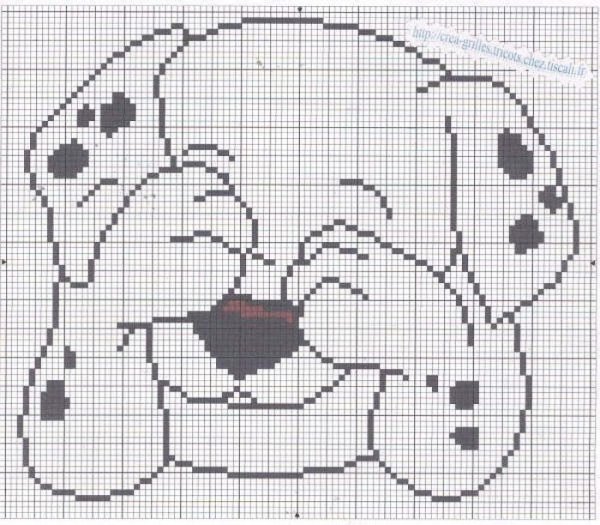 Вышивка детская монохром