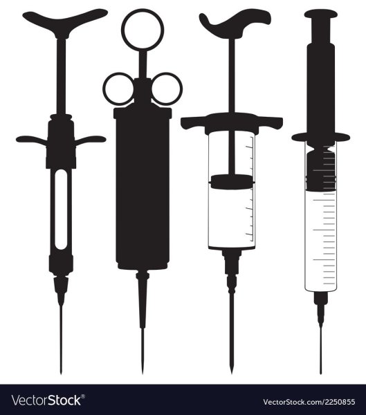 Шприц силуэт