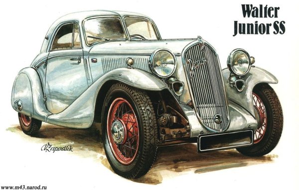 Вацлав Западлик художник автомобилей