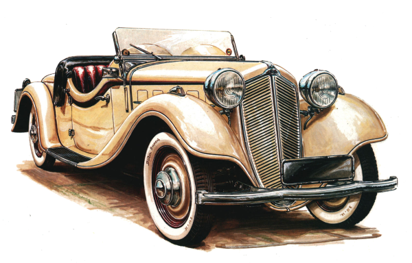 Вацлав Западлик художник автомобилей