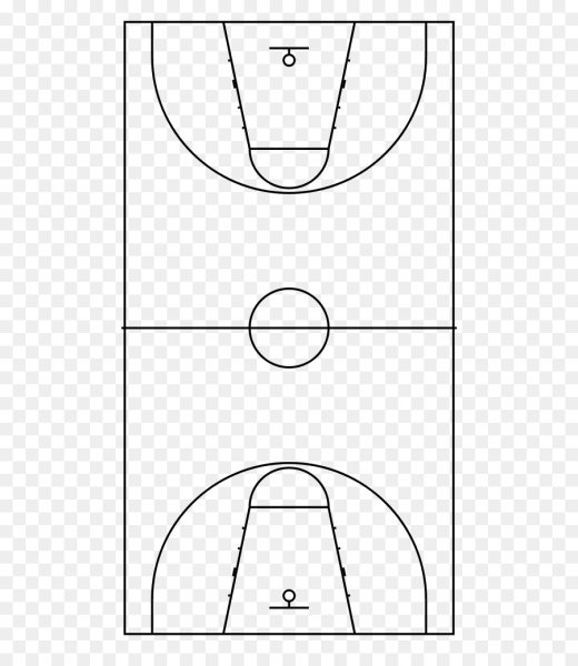 Разметка Basketball поля