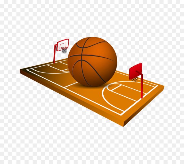 Баскетбольная площадка рисунок