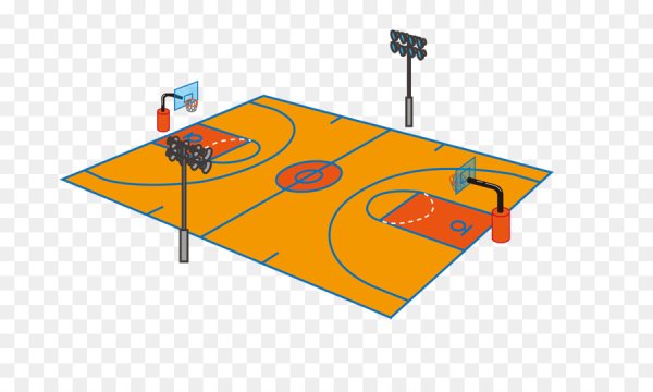 Баскетбол дети на площадке