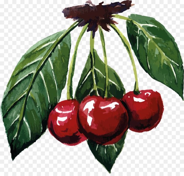 Нарисовать черешню