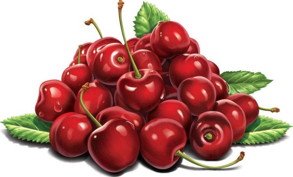 Вишня без фона