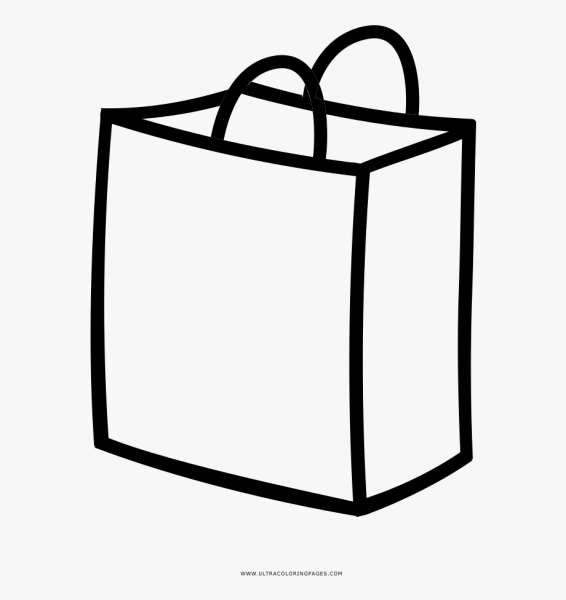 Пакет на прозрачном фоне