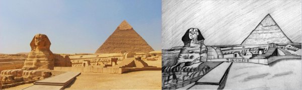 Пирамида Хеопса изо