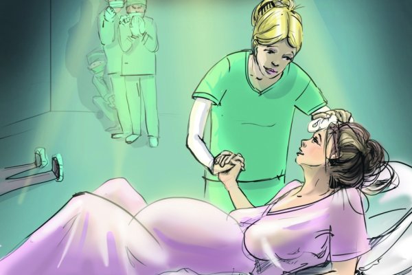 Изображение родов в живописи