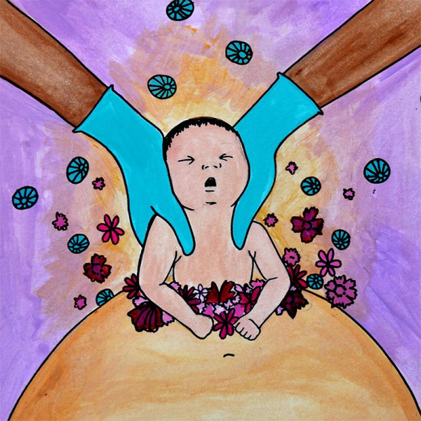 Картина беременной женщины