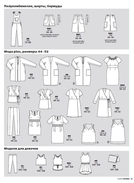 Техрисунки Бурда 2016