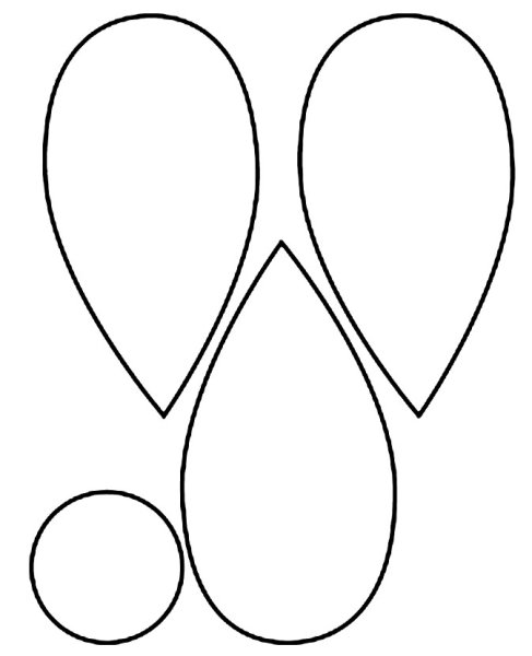 Лепестки для вырезания