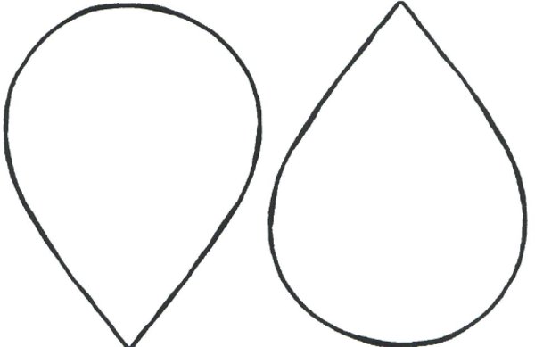 Лепестки нарисованные