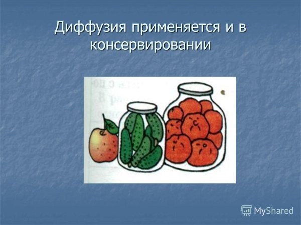 Явление диффузии в жизни