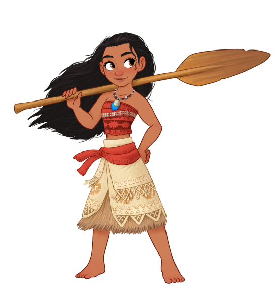 Принцесса Моана в полный рост