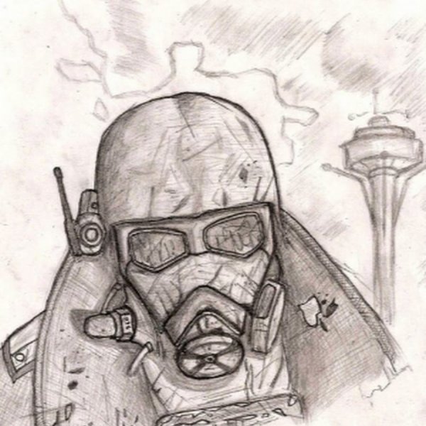 Метро 2033 карандашом