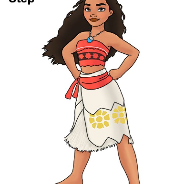 Моана нарисовать