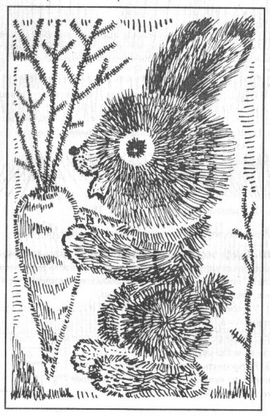 Рисование штрихом животных