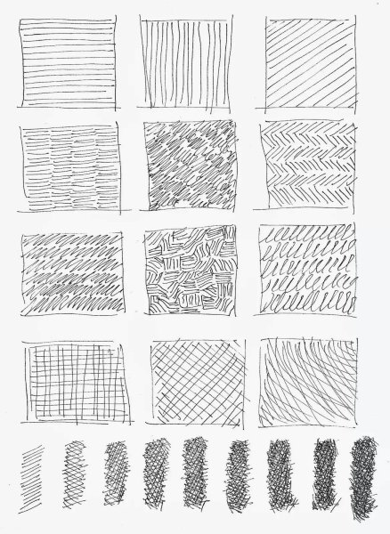 Штриховка в рисовании