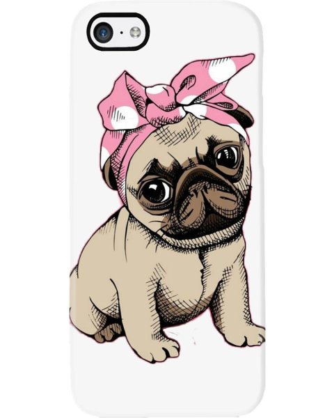 Мультяшные мопсы