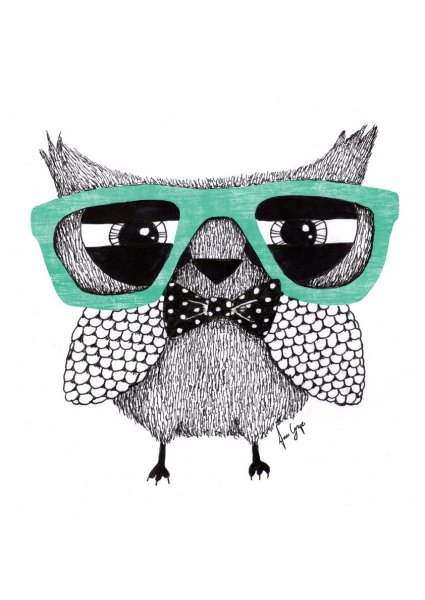 Крутая Сова в очках