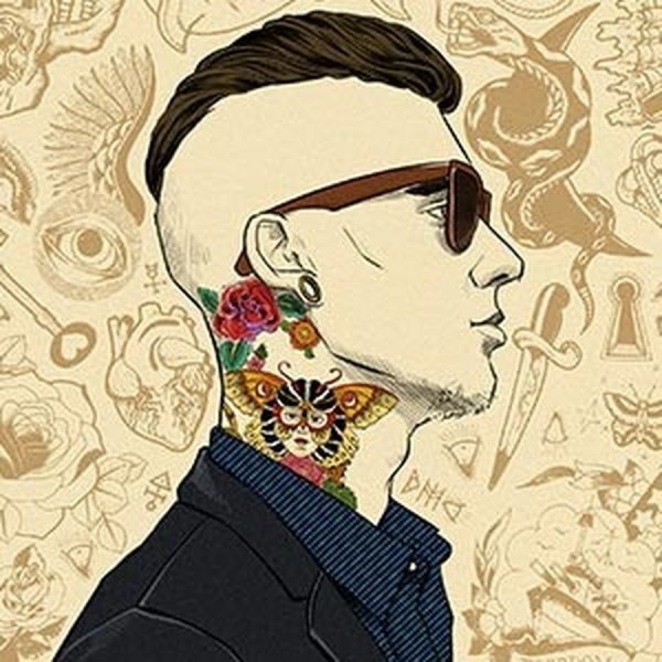 Картина в стиле хипстер