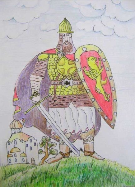 Древнерусские воины- защитники. Богатыри. Алеша Попович