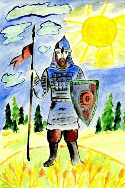 Древне русские войны защитнеки