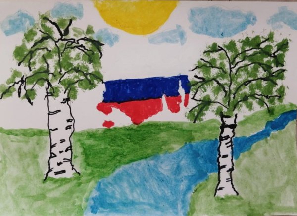Рисование на тему моя Родина Россия