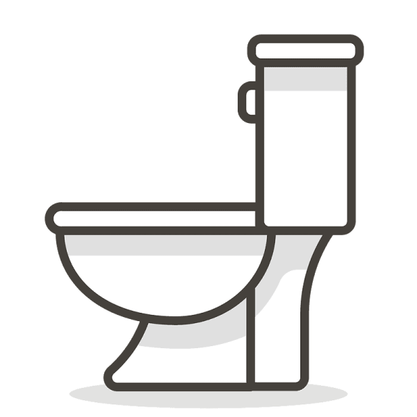 Чистый унитаз