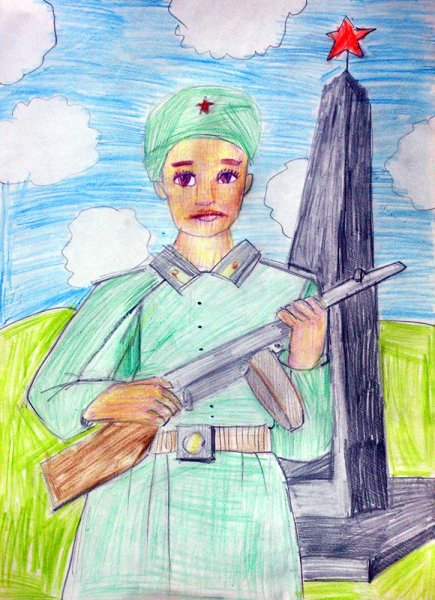 Рисунки на военную тему