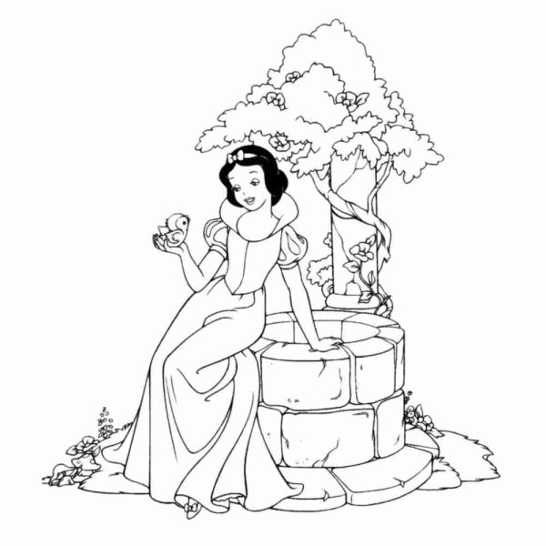 Принцесса Белоснежка и семь гномов