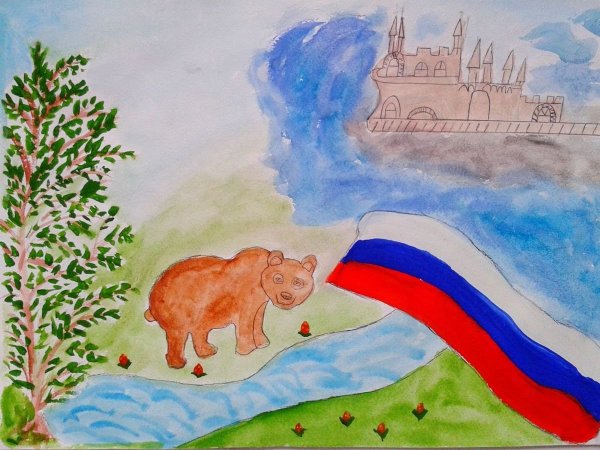 Рисунок на 23 февраля в школу