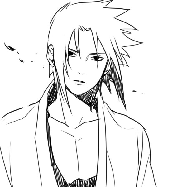 Саске Учиха зарисовки