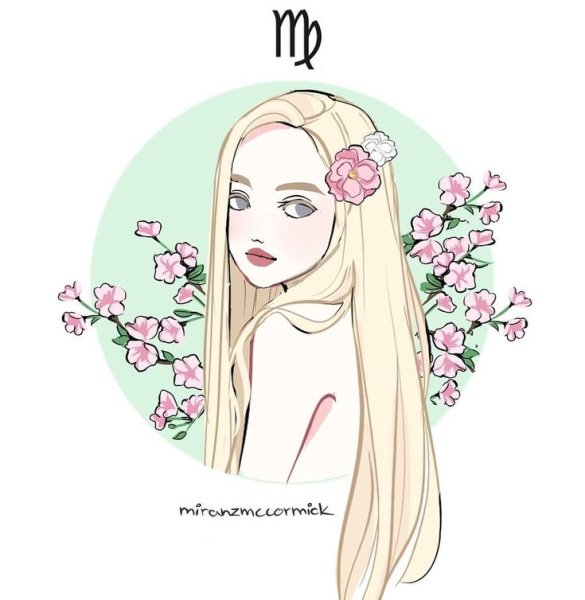 Срисовка знаков зодиака Дева