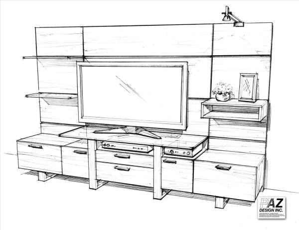 Зарисовки корпусной мебели