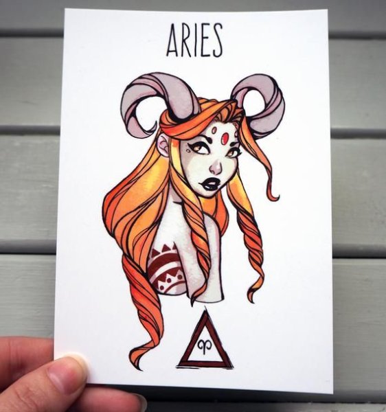 Рисунки для срисовки Овен