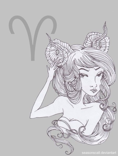 Девушки для срисовки знаки зодиака