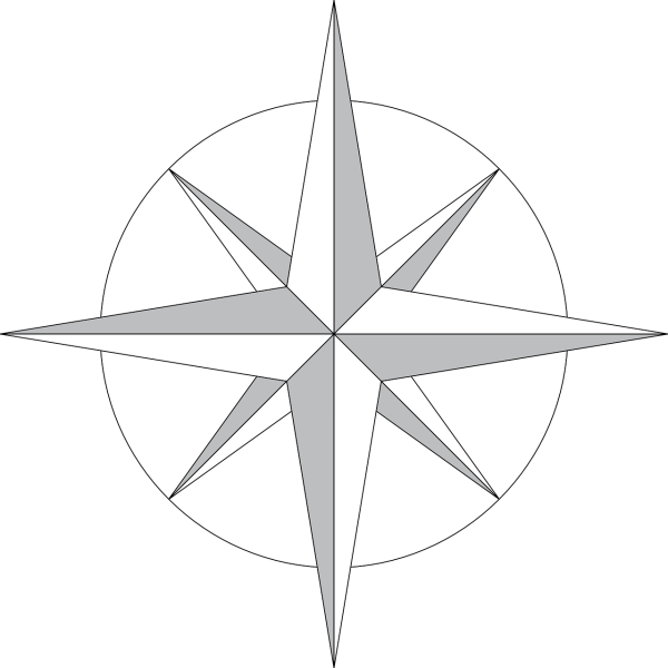 Восьмиконечная звезда компас