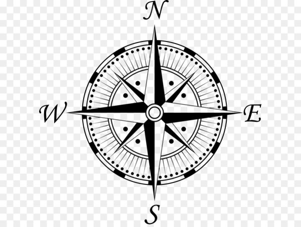 Компас рисунок карандашом