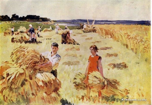 Жатва на поле