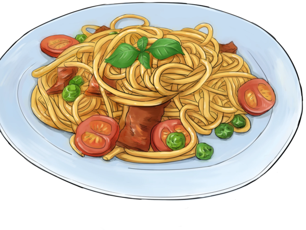 Паста нарисованная