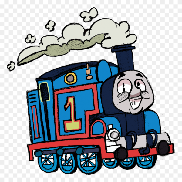 Паровоз Томас мультяшный