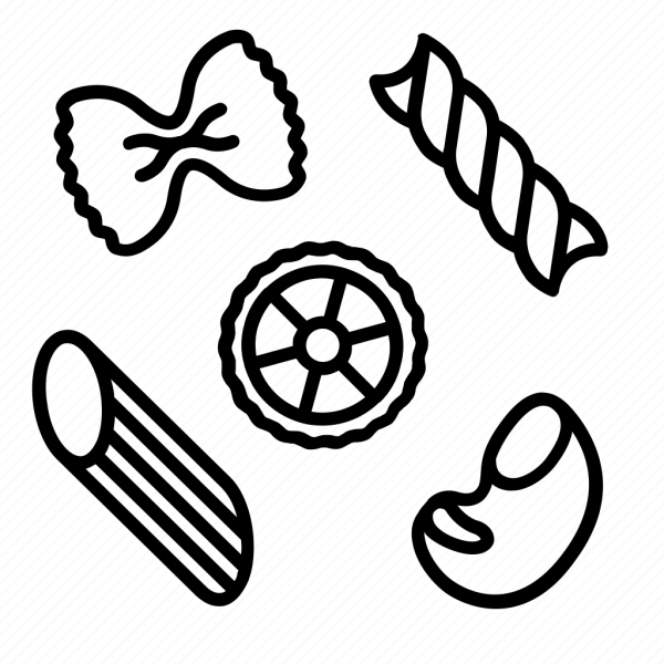 Паста нарисованная