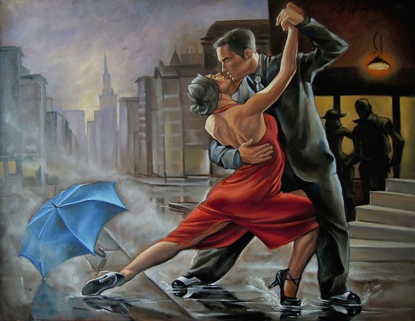 Танго на улице картина