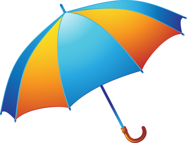 Зонт на прозрачном фоне