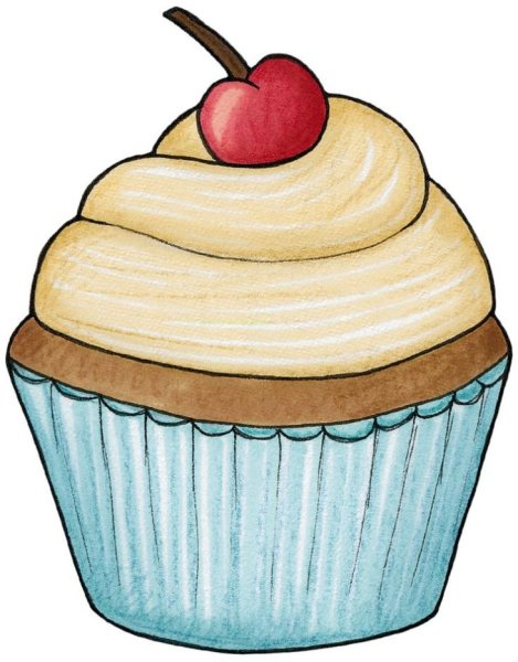 Пирожное рисунок