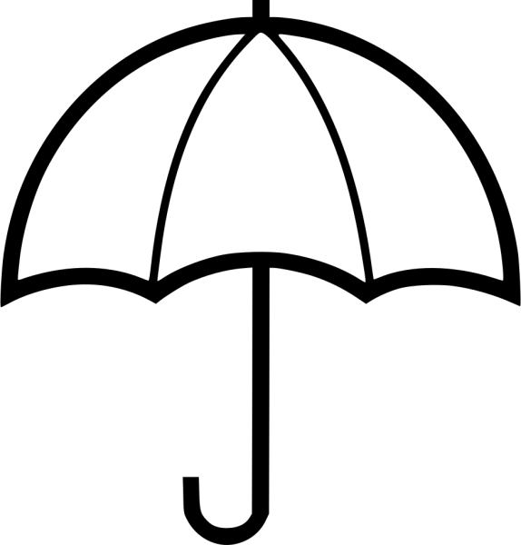 Раскраска зонтик