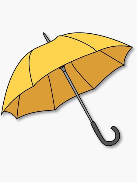 Зонтик нарисованный